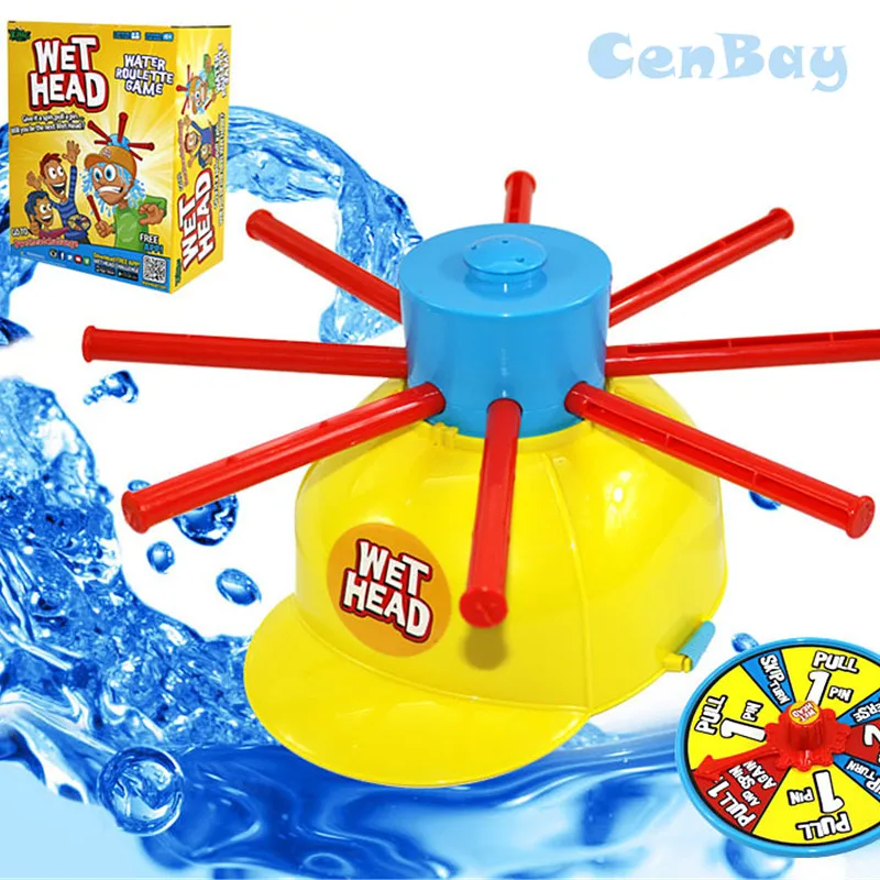 Семейная забавная игра с влажной головкой водная шапка игрушки для игры в