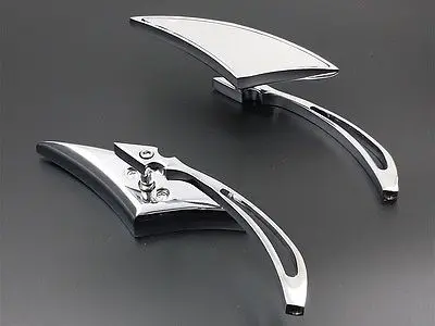 Боковые зеркала для мотоцикла Harley Honda Kawasaki Suzuki Yamaha Cruiser Chopper Bobber Cafe Racer|Боковые и