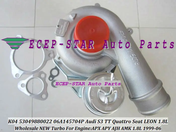 Турбокомпрессор K04 022 53049700022 53049880022 06A145704P Turbo для AUDI S3 TT Qua ttro Seat LEON 1 8 T 99 APX APY AJH AMK