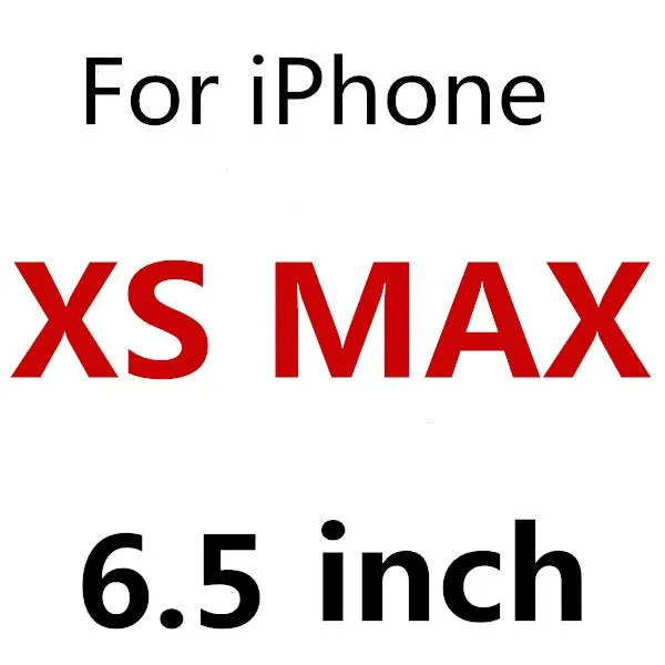 for iphone XS MAX 10 шт. закаленное стекло для iphone 7 Plus 8 6 6s 5 5S 5c SE 4 4S 9H Взрывозащищенная защитная пленка для экрана для iphone X XR XS MAX - Цвет: for iphone XS MAX