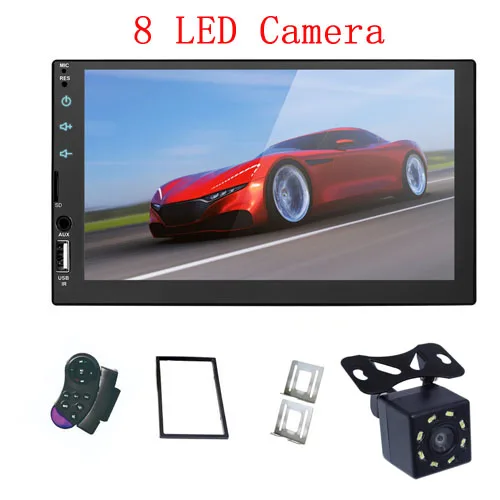 G Mirror Link 2 din 7 'автомобильный Радио Емкостный сенсорный экран плеер MP5 SD/FM/USB/AUX/Bluetooth автомобильный аудио для камеры заднего вида - Цвет: G