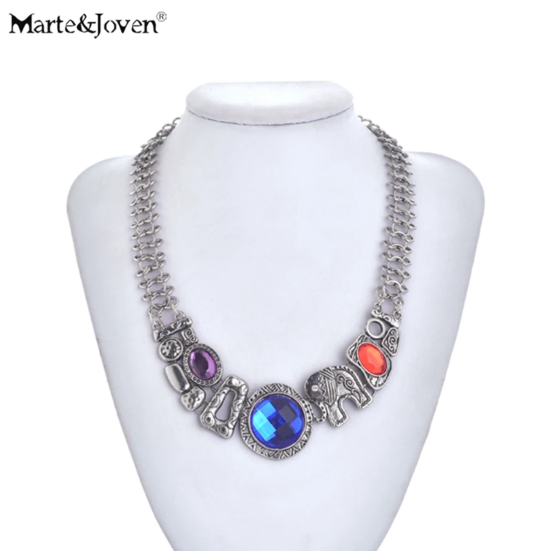 Женское Ожерелье чокер с подвеской в виде слона|chokers necklaces for women|chunky necklacestatement choker