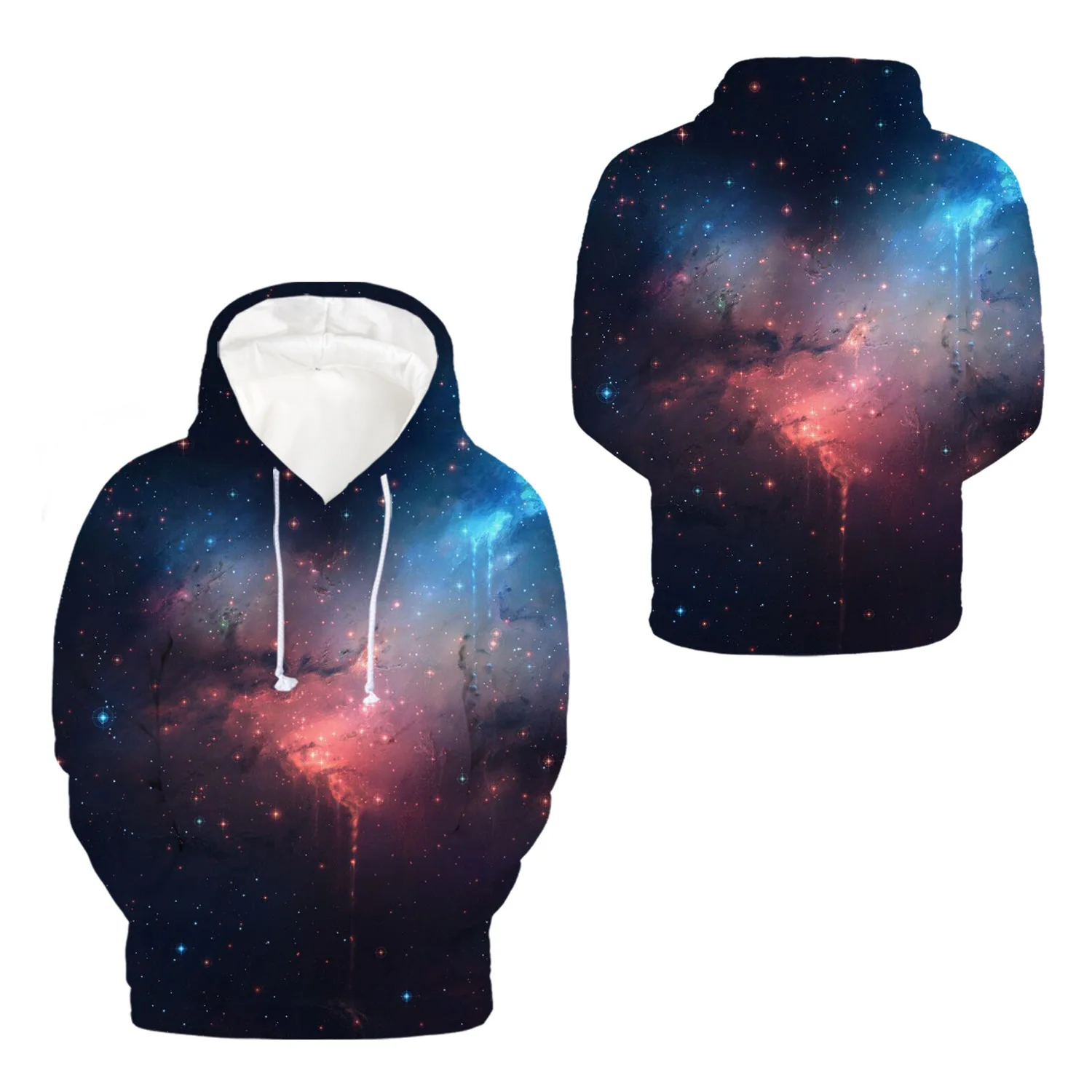 2019 модная одежда мечта звездное небо для женщин с капюшоном и рисунком в виде