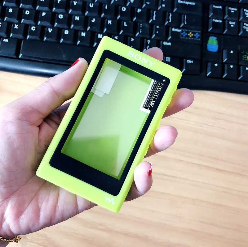 Резиновый чехол для Sony Walkman A45 A46 A47 A40 с защитной пленкой экрана NW-A35 A36 A37 A35HN A36HN A37HN |