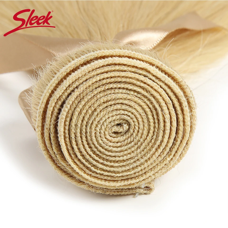 Гладкие 613 медовые светлые пучки с фронтальным человеческим волосом малазийские