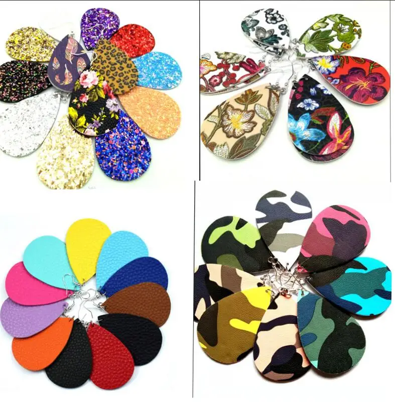 30 пар/комплект серьги подвески из искусственной кожи|Серьги-подвески| |