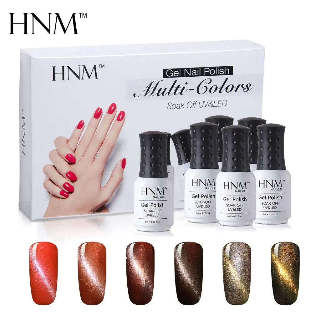 Гель-лак для ногтей кошачий глаз 8 мл 6 шт./лот | Красота и здоровье