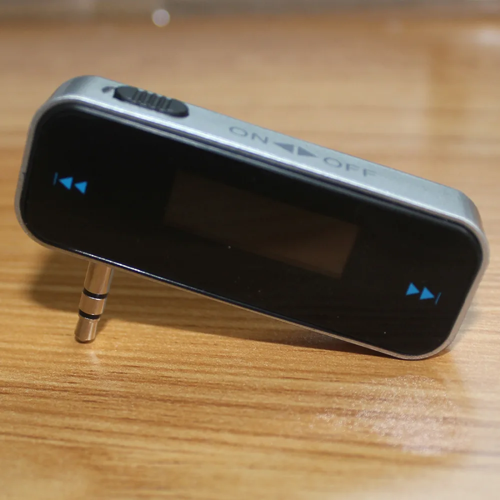 

Marsnaska Mini Wireless Transmitter 3.5mm In-car Music Audio FM Transmitter For iPhone 6S Plus Samsung iPad Car MP3 Transmitter