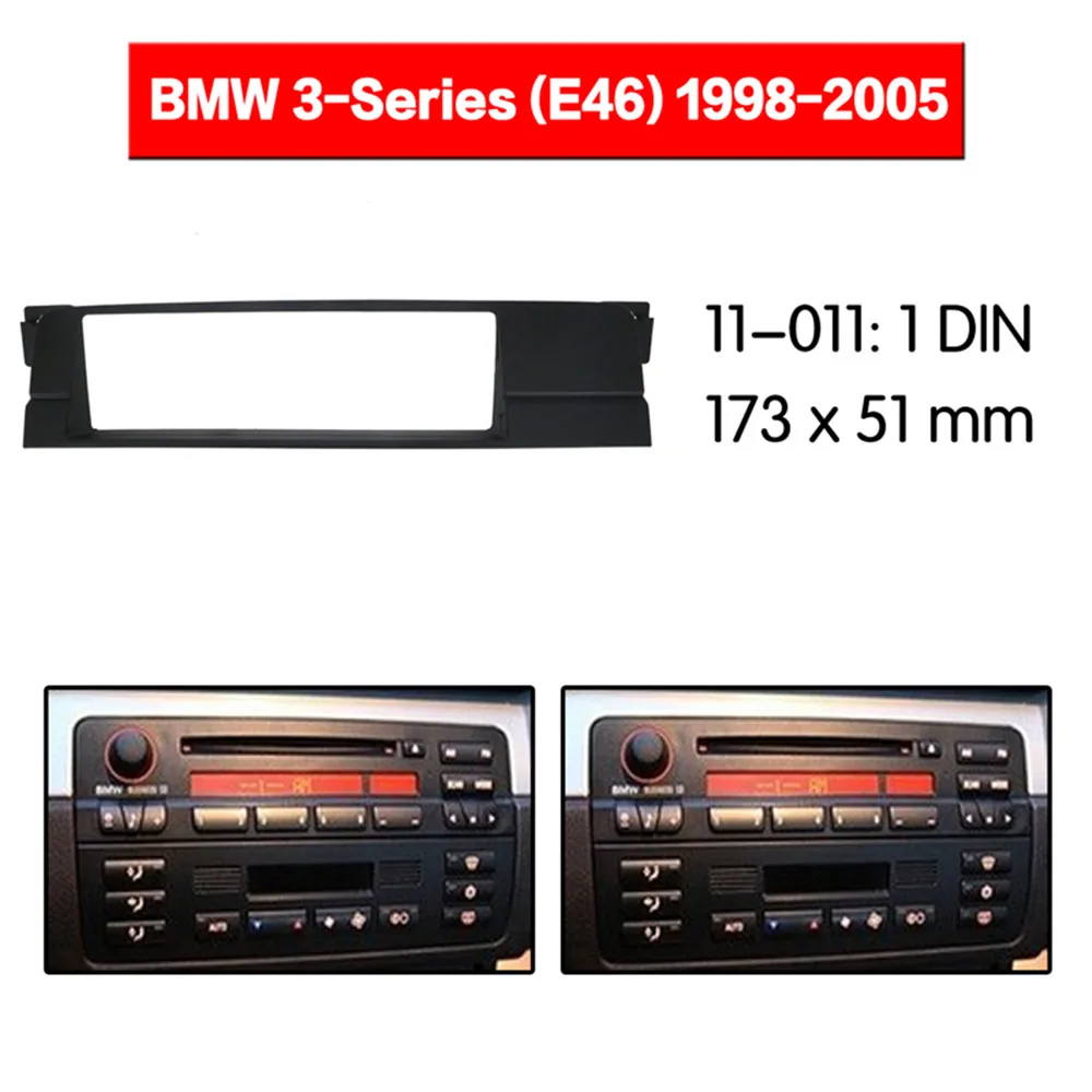 Набор рамок для автомобильного радио фасции BMW 3 Series (E46) 1998 2005 набор крепления на