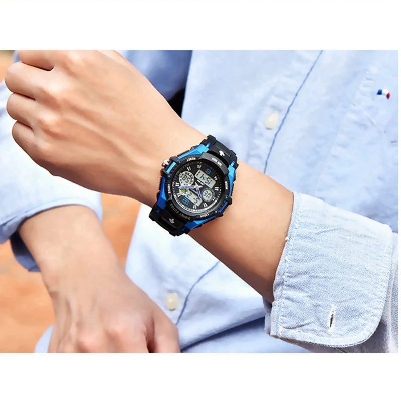 Детские спортивные многофункциональные часы Disney для мальчиков и девочек