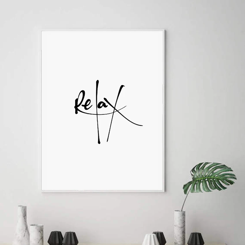 Модный подарок для отдыха украшение дома цитата холст художественная живопись