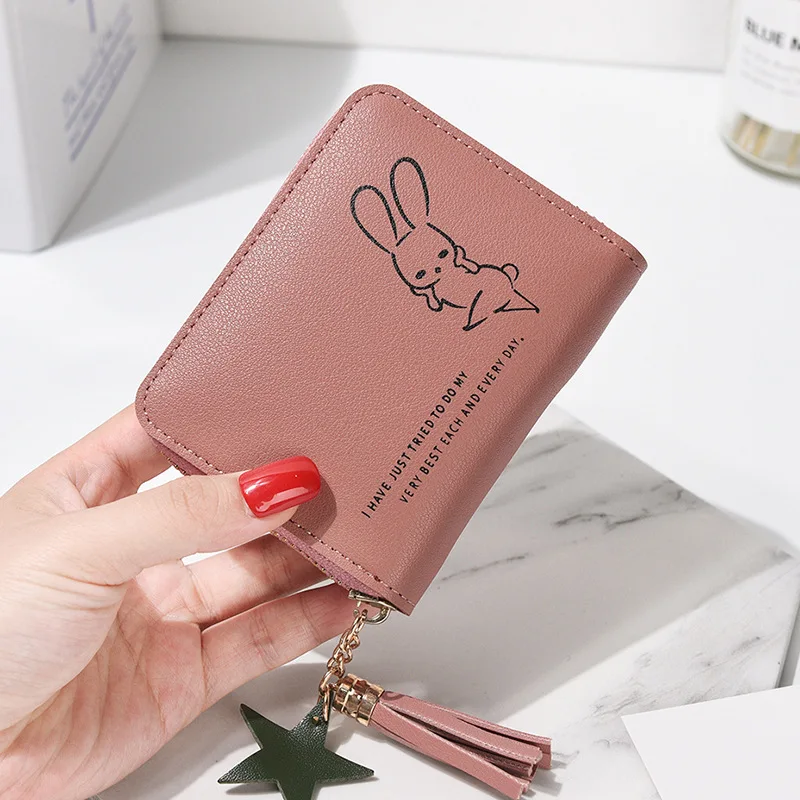 Женские повседневные короткие кошельки из искусственной кожи модные женские