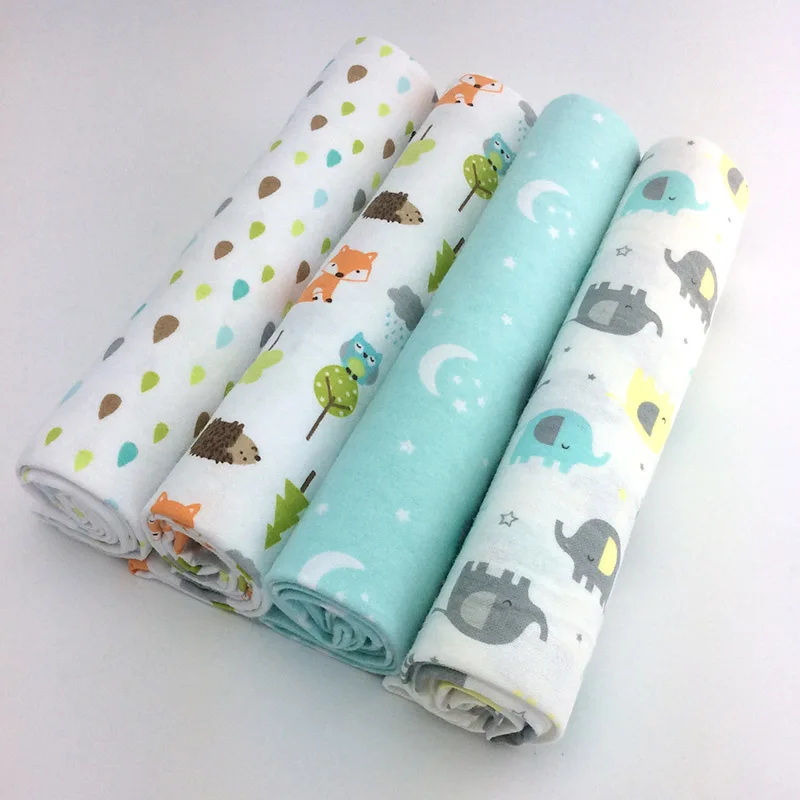 Фланелевое детское одеяло 100x76 см 100% хлопок 4 цвета|baby blanket|flannel baby blanketflannel |