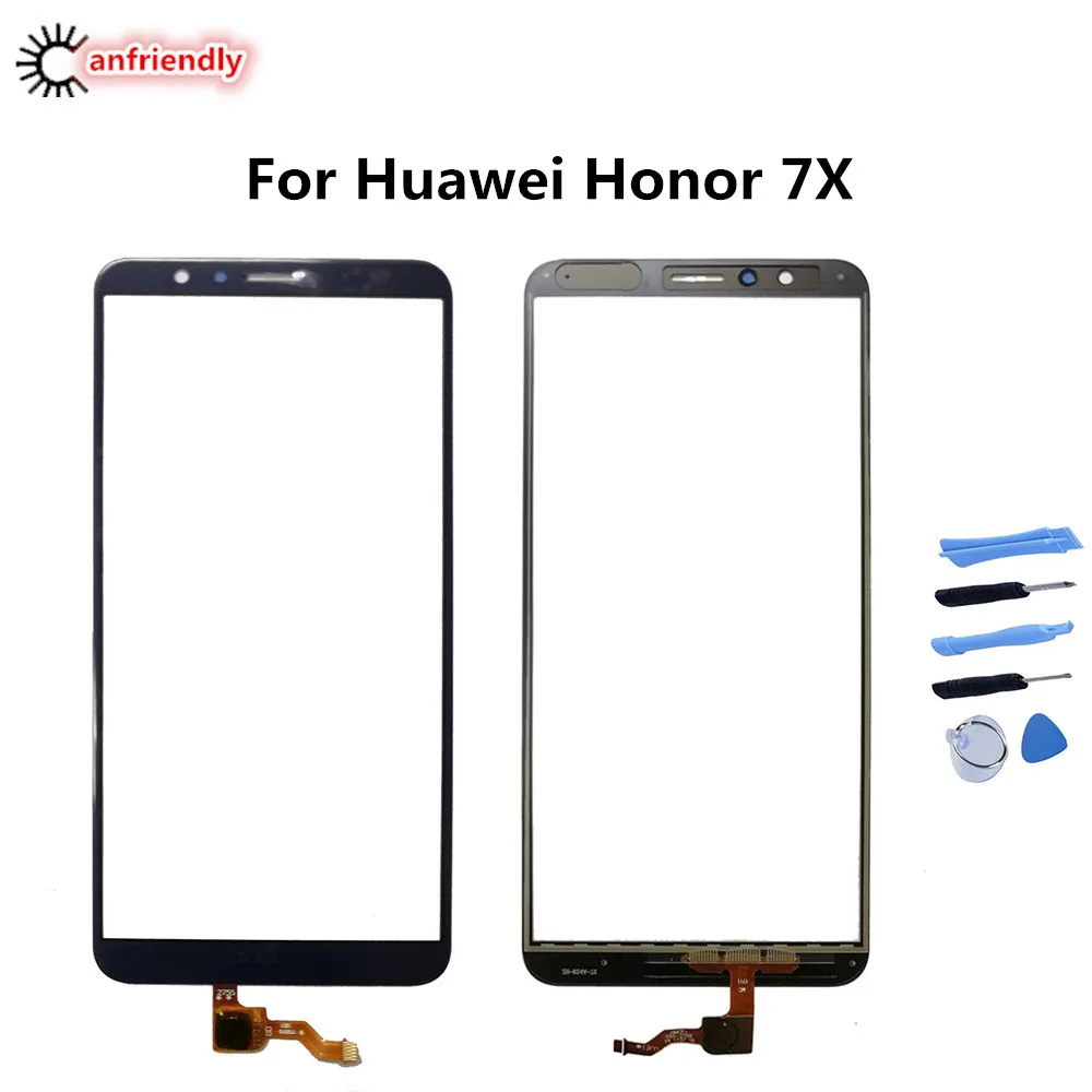 

For Huawei Honor 7X BND AL10 L21 L24 TL10 Touch Screen Replacement Phone Accessories Front Glass For Huawei Honor 7X 7 X 5.93"
