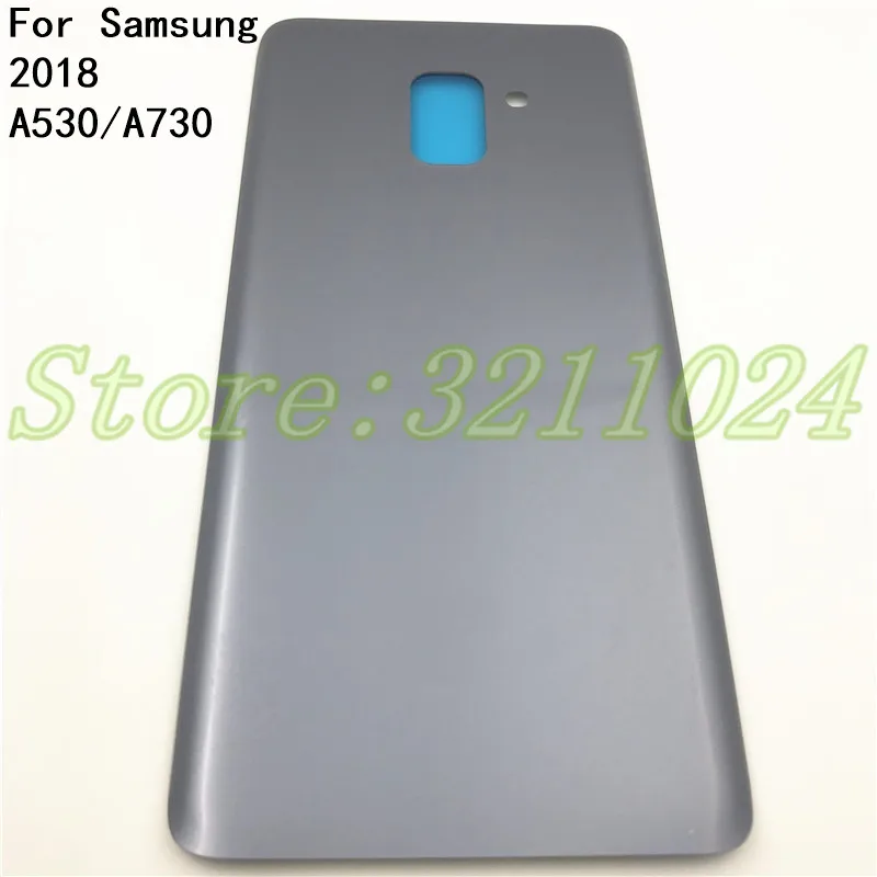 Задняя крышка батарейного отсека с логотипом для Samsung Galaxy A8 2018 A530 A530F + plus A730F A730 A730FD