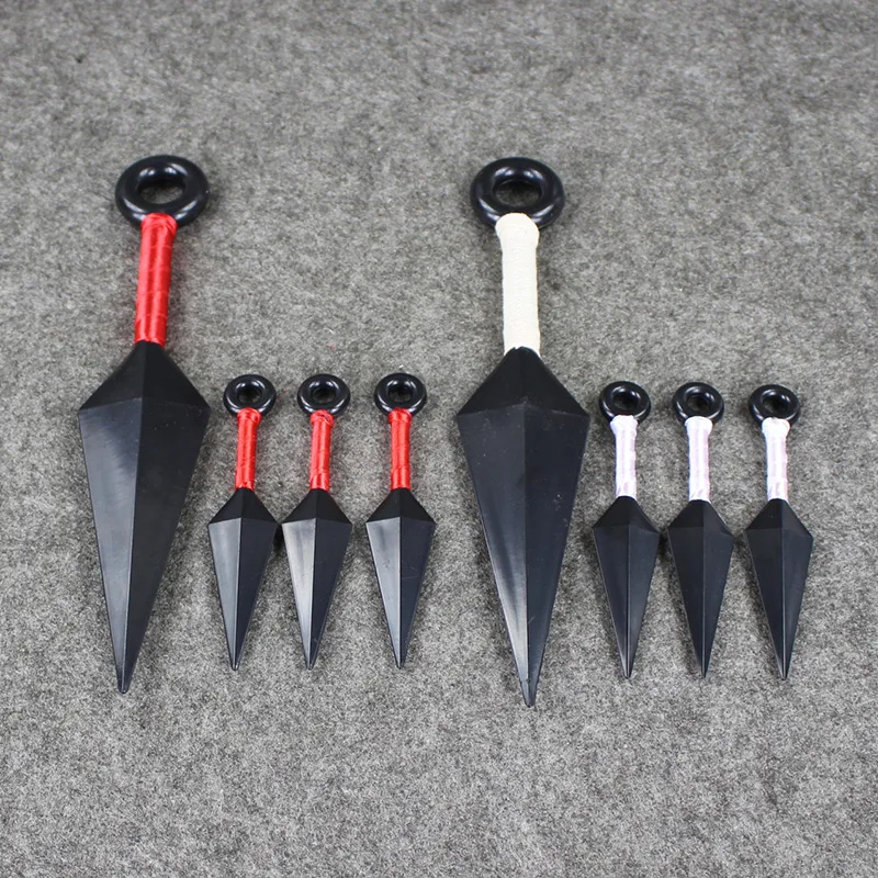 Deilara-Colgante de Shuriken Kunai, 4 estilos, 2 tama&ntilde;os, juguetes de PVC nuevos en caja, 13cm, 26cm-5