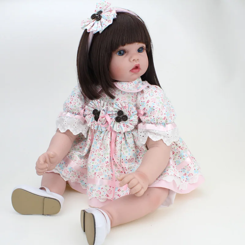 NPKDOLL Baby Reborn силиконовая Коллекционная кукла 20 дюймов детские игрушки для лица с