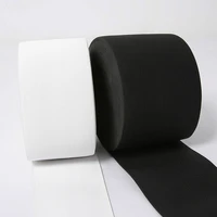 xunzhe 10 m white and black woven flat knitted rubber craft sewing elastic cord elastic tape sewing stretch from 1cm 2cm 3cm 4cm