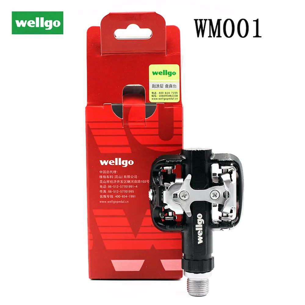 Wellgo WM001 Self-Locking pedals MTB bike clipless pedal Magnesium Alloy Bicycle Pedals | Спорт и развлечения
