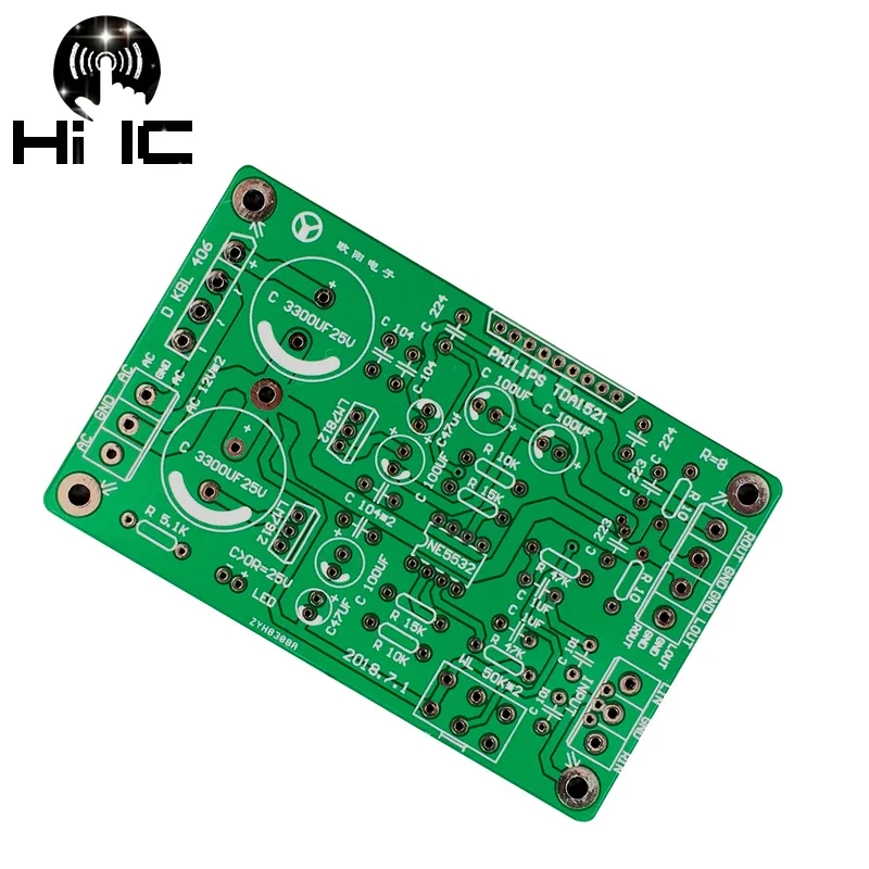 Плата усилителя мощности Hi Fi TDA1521 плата со встроенным предварительным усилителем