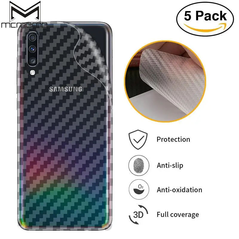 3D защитная пленка из углеродного волокна для samsung Galaxy A20 A40 A70 A80 A90 A10 A30 A50 A10s Защитная пленка для задней панели