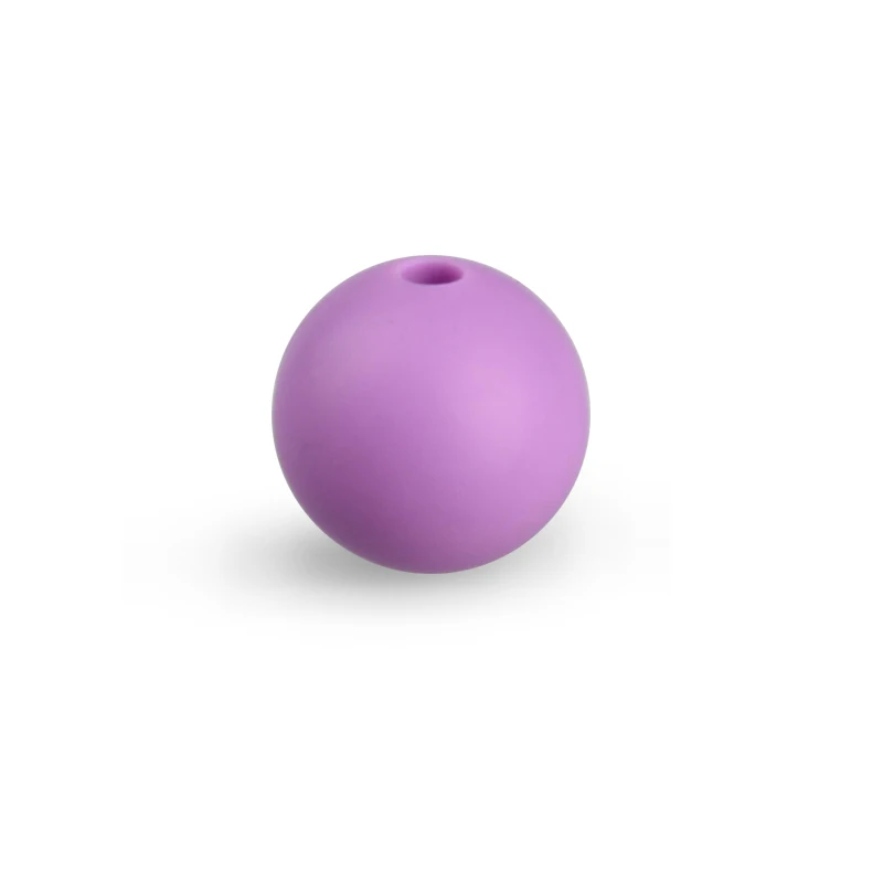 3 Medium Purple Keep& grow, 100 шт, силиконовые бусины, Круглые, 12 мм, Детские Прорезыватели для зубов, ожерелье, жевательные бусины для соски, клипсы, ювелирные изделия, игрушки для прорезывания зубов - Цвет: 3 Medium Purple