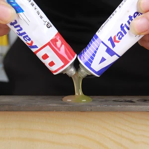 Клей Kafuter A + B 70 г, акриловый структурный клей, специальный быстросохнущий клей для стекла, металла, нержавеющей стали водостойкий прочный клей