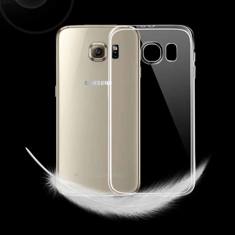 Ultra-thin Soft Phone Case For Samsung Galaxy S3 S4 S5 mini S6 S7 Edge Plus Note 2 3 4 5 On5 On7 E5 E7 TPU Transparent Cover |