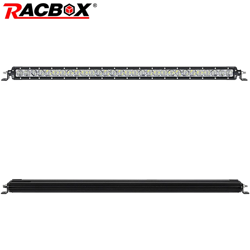 RACBOX 31 дюймовый светодиодный рабочий свет бар Однорядный точечный прожектор