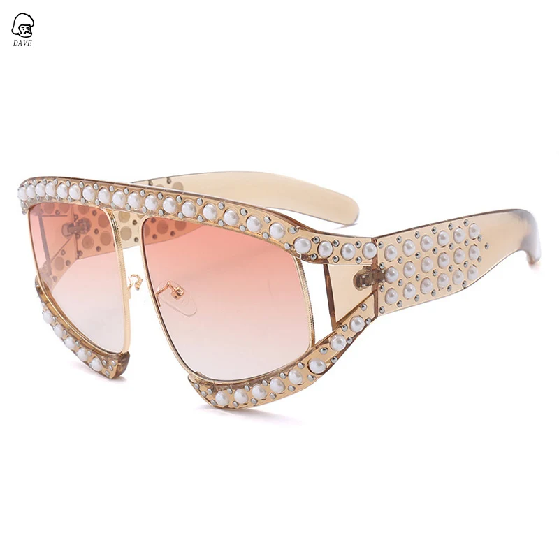 Женские солнцезащитные очки с жемчугом в стиле ретро|retro sun glasses|brand glassesdesigner glasses |