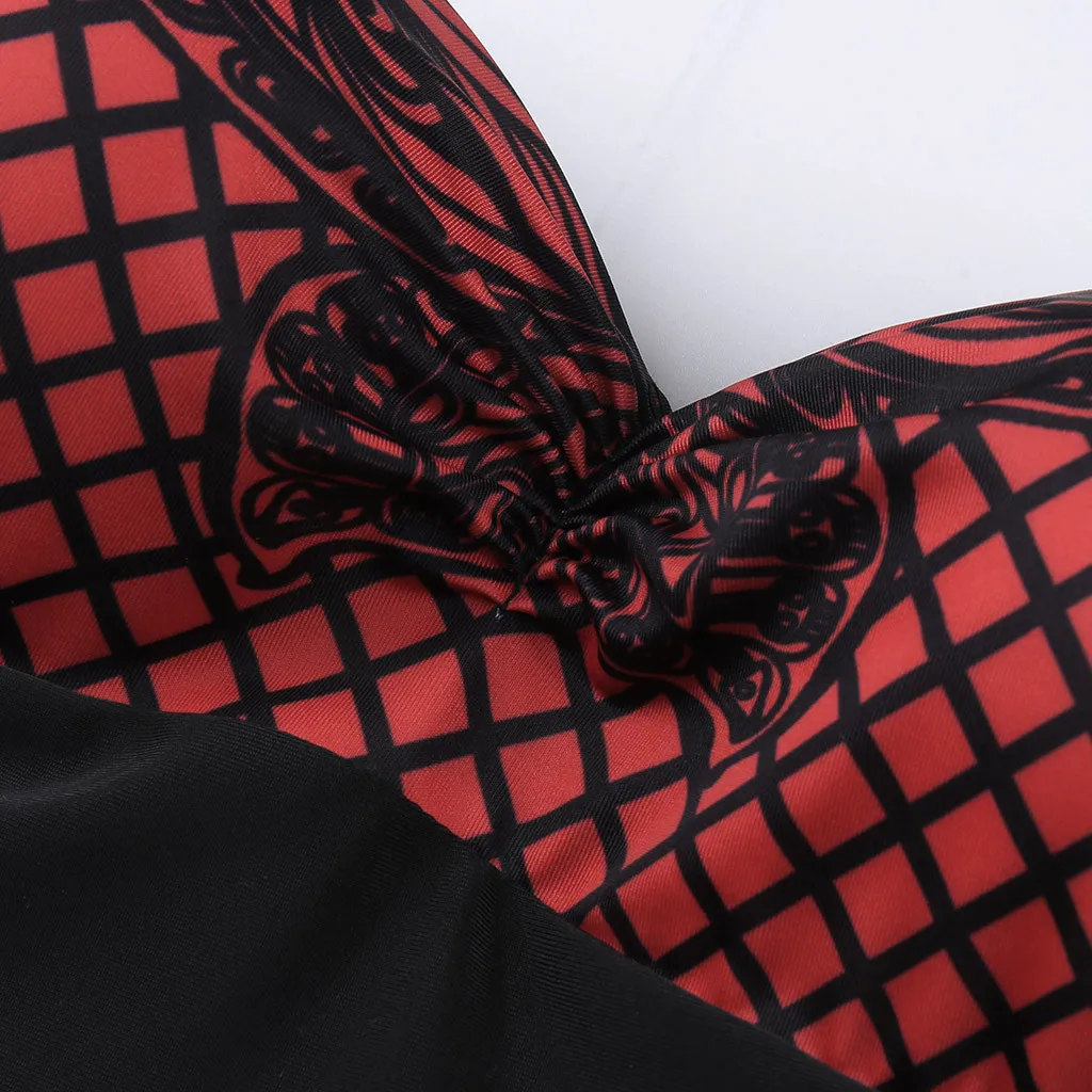 Для женщин Одна Деталь Strappy Черный Монокини пуш ап мягкие бикини и бюстгальтер