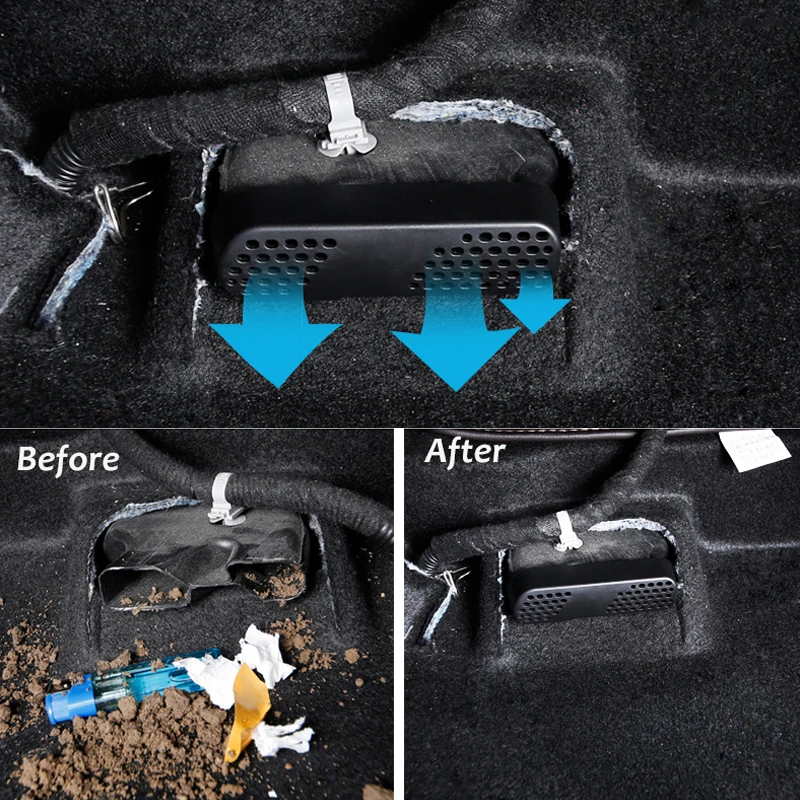 2 шт./компл. под автомобильное заднее сиденье крышка воздуховода для Mazda 3 Axela