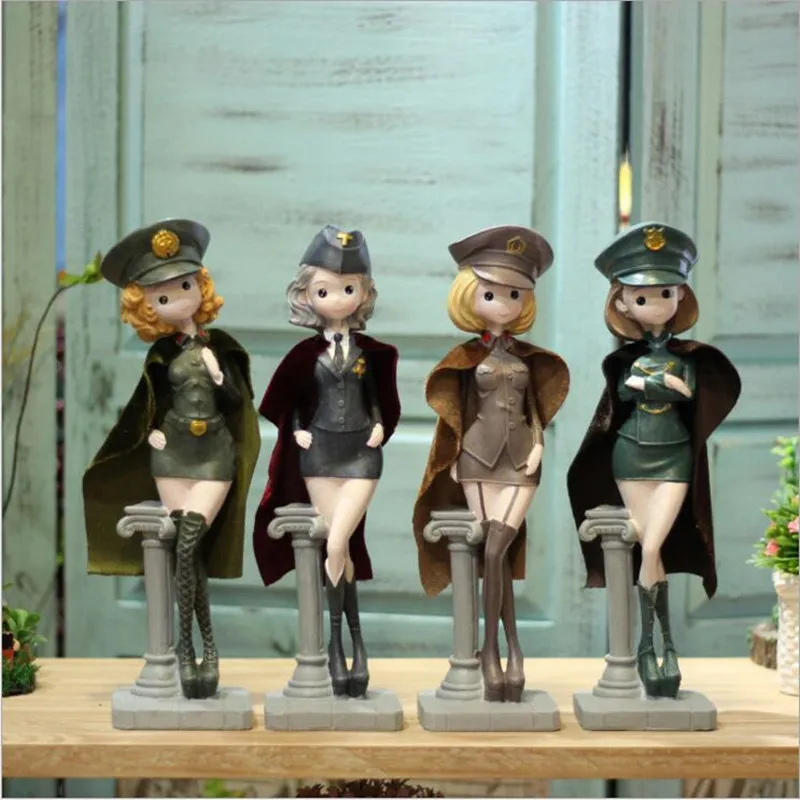 1 шт. сексуальная военная форма куколки статуэтки для девочек украшение Униформа
