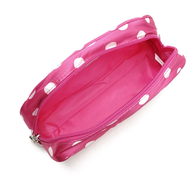 Весы поставки 5 шт./лот Несессер Женская косметичка для косметолога в горошек