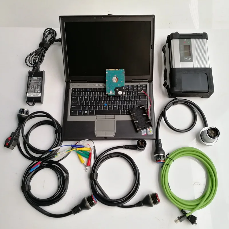 320gb hdd MB Star C5 SD подключения C5 V12. программное обеспечение DAS/WIS/DTS Monaco/HHT используется ноутбук D630 для mercedes автомобиля и грузовика диагностический инструмент - Цвет: 320gb hdd