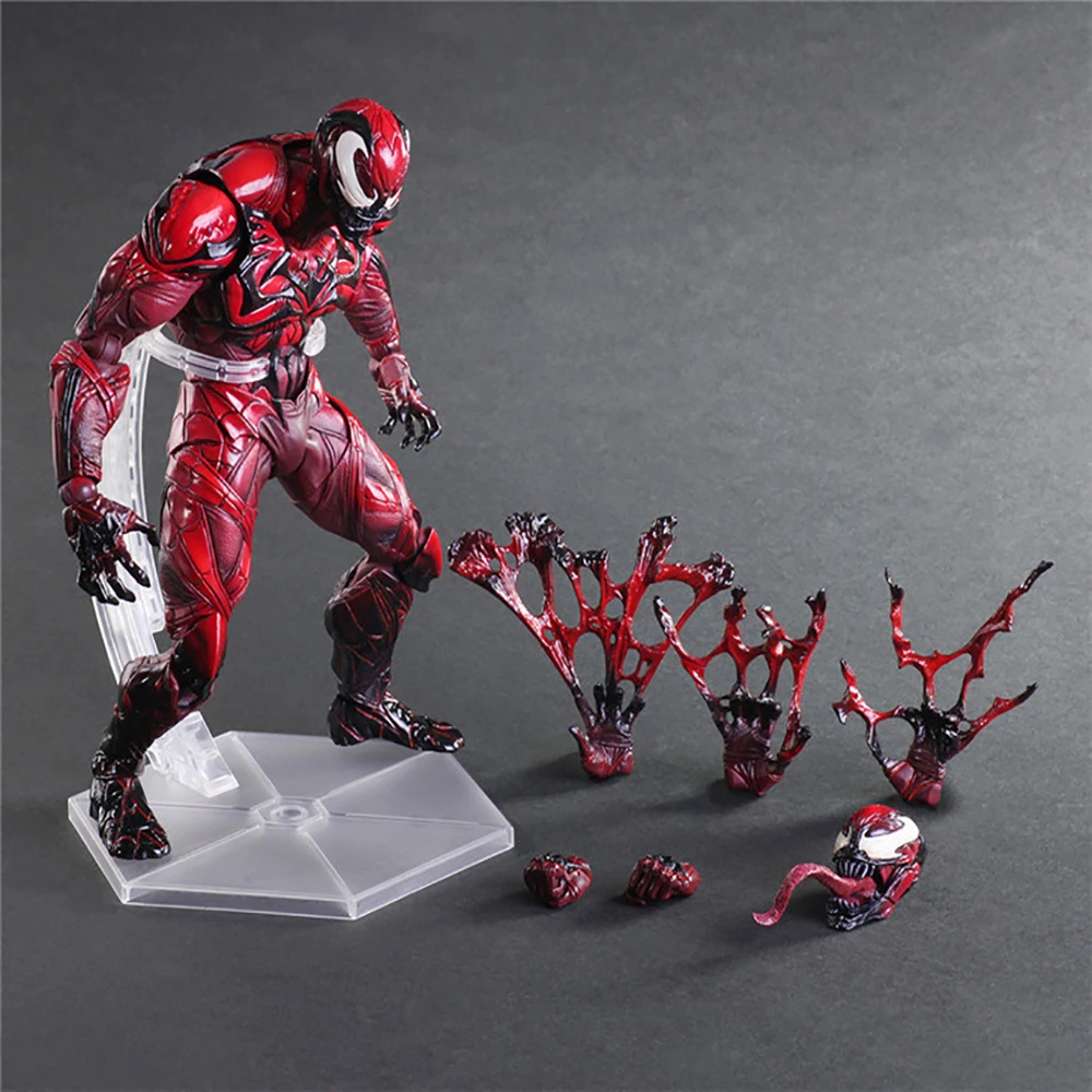 Marvel Universe Variant Play Arts Kai Venom Limited color Ver. ПВХ фигурка Коллекционная модель игрушки 25 см KT3507