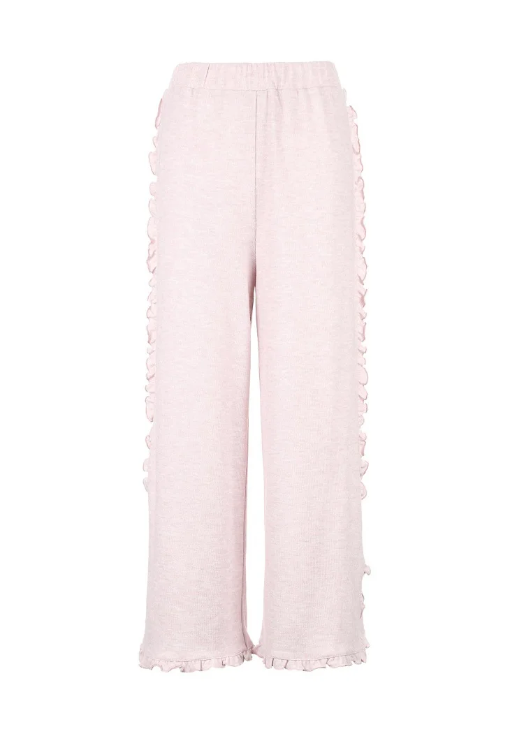 Vero Moda Женские Широкие трикотажные свободные брюки с оборками | 3181R2504
