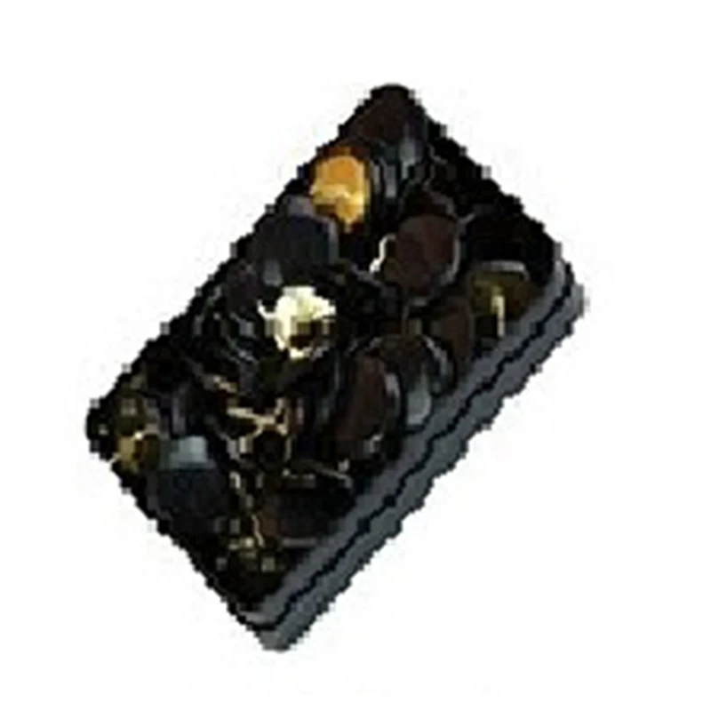 BK Маленькие конфеты цвет 50 шт./компл. новые офисные Thumbtacks PushPins пластиковый заколка офисные школьные принадлежности стенные гвозди фото стена - Цвет: BK