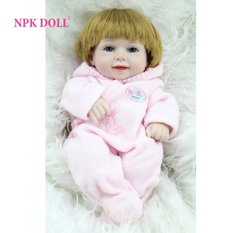 NPKDOLL Reborn Baby Doll полностью силиконовая виниловая кукла для девочек 10 дюймов модные детские игрушки для хобби