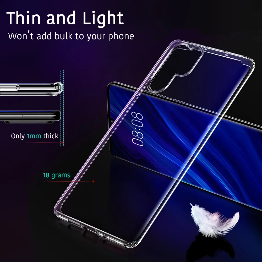 Чехол ESR для Huawei P30 Pro Мягкий противоударный чехол из ТПУ Ультратонкий Роскошный