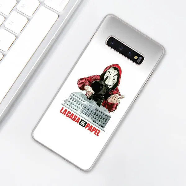 La Casa de papel чехол для телефона для samsung Galaxy S10e S10 плюс S7 S8 S9 Plus, Note 8, 9, 10, плюс S10 5G M20 M30 жесткий чехол Coque - Цвет: 003