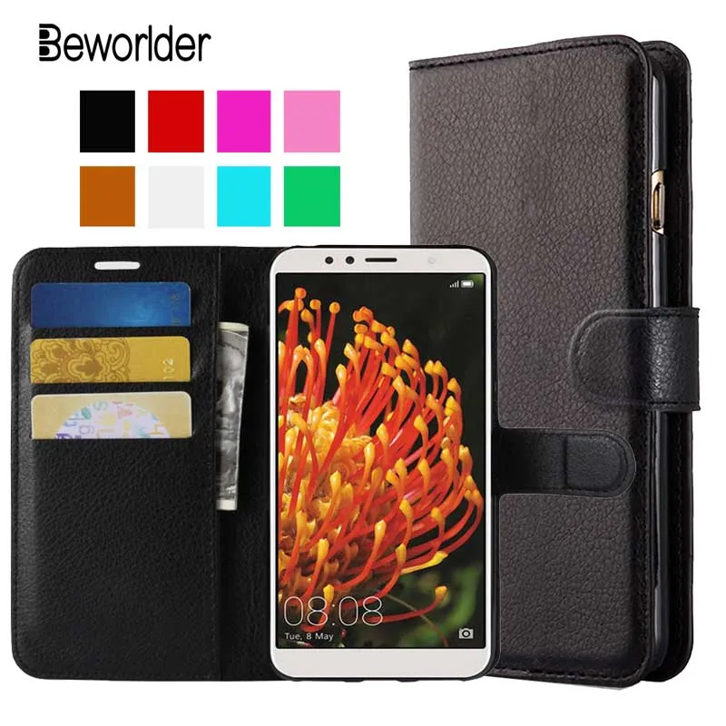 Beworlder для huawei Y6 2018 чехол Чехол книжка телефона с кошельком и Чехлы Сумки из