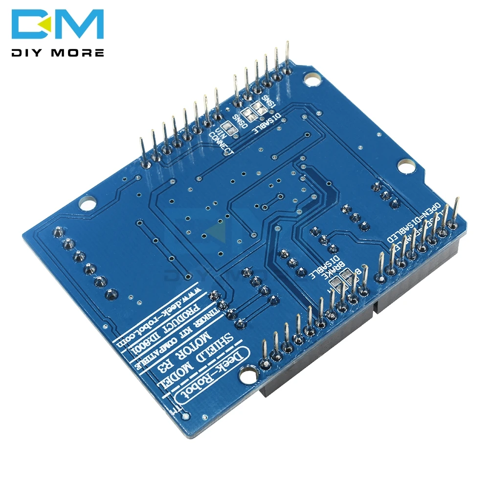 L298 L298P щит R3 драйвер двигателя постоянного тока Модуль платы 2A двойной полный