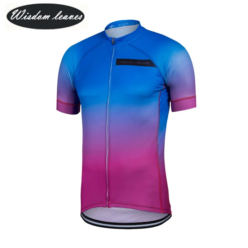 Wisdom Leaves 2017 Designer Brand Men profesional cycling jersey Women Short sleeve bike clothing Team motocross jerseys OEM | Спорт и
