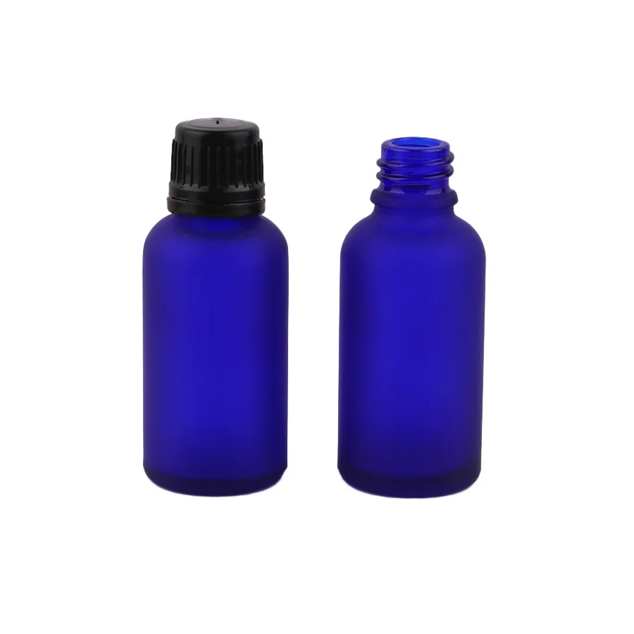 Merx Beauty 17 шт. 45 г винтовая крышка матовая синяя стеклянная бутылка эфирного масла