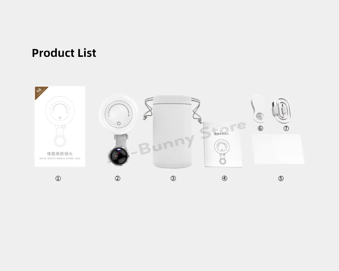 Xiaomi Wicue beauty Shot 120 ° супер широкоугольное кольцо осветительный светодиодный объектив для селфи многосекционный затемняющий долгий срок службы батареи для девочек