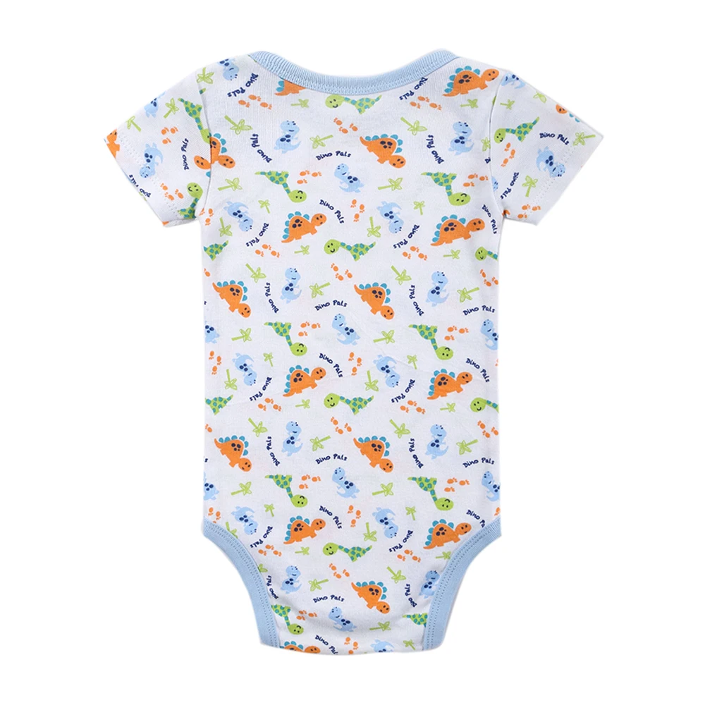 Мода 2016 года 100% хлопок Детские Боди Летняя одежда для малышей Рубашка с короткими