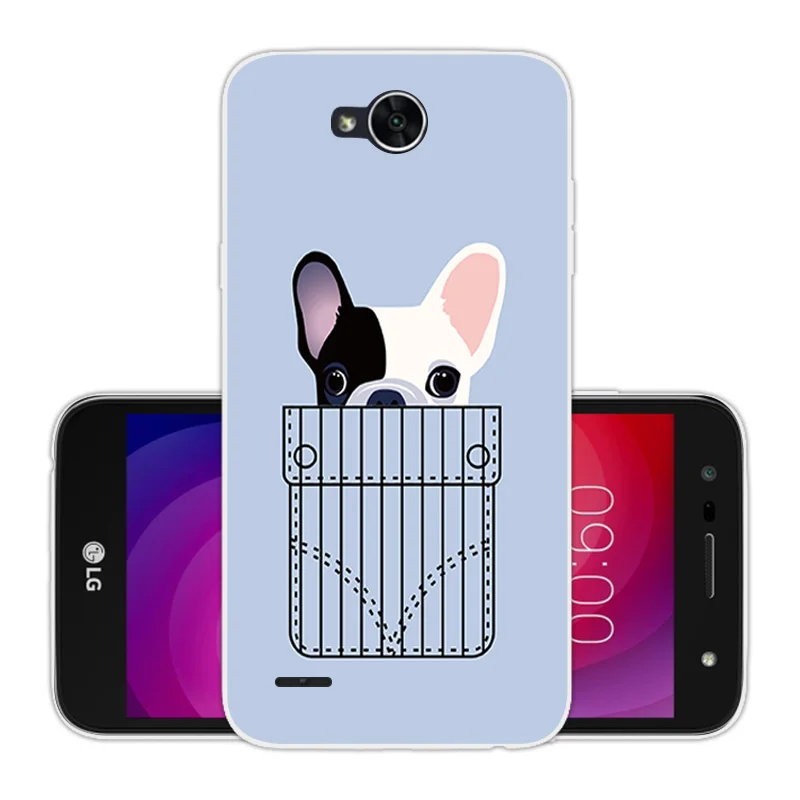 For LG X power 2 / K10 Power 5.5&quot Soft Silicone Transparent TPU power2 Phone Cases Protective Brick Road Back Cover |