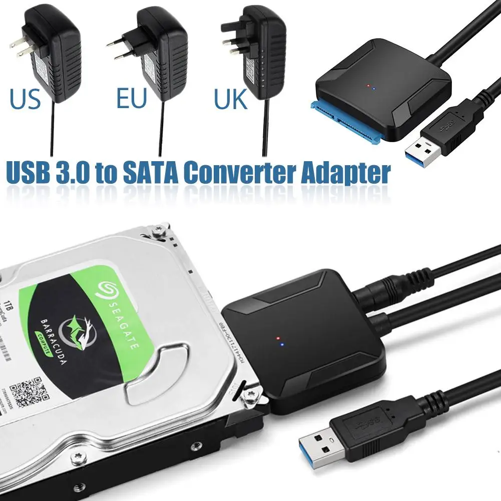 USB 3 0 к Sata адаптер конвертер Кабель USB3.0 кабель для Samsung WD 2 5 HDD SSD | Компьютеры и офис