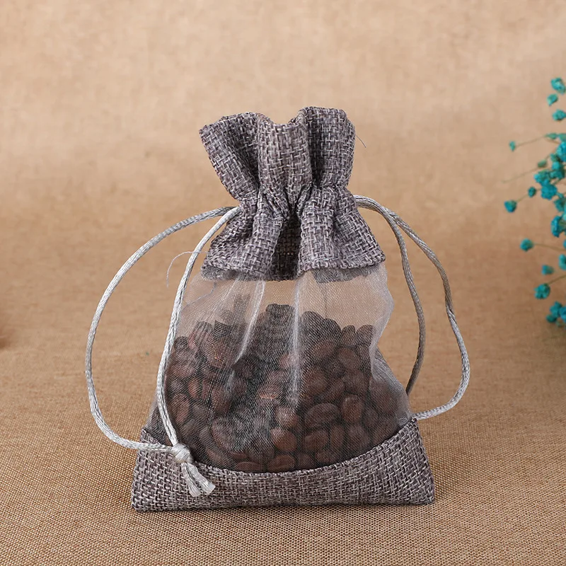 Сумка для хранения льняного белья с прозрачным окошком сумочка Ювелирная